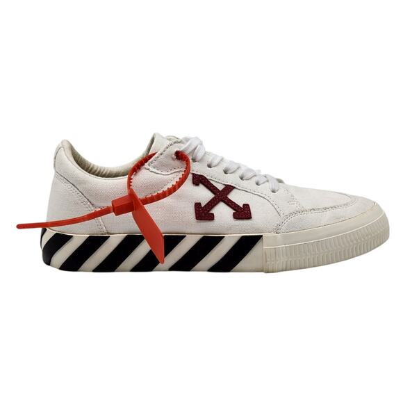 OFF-WHITE Vulc Low Canvas White Red Sneakers EU 40 US 7M 10W main image 10
